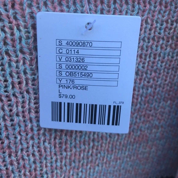 🌹🌹Ecote Patterned Sweater/Cardigan Size L BNWT🌹🌹 - Picture 4 of 9